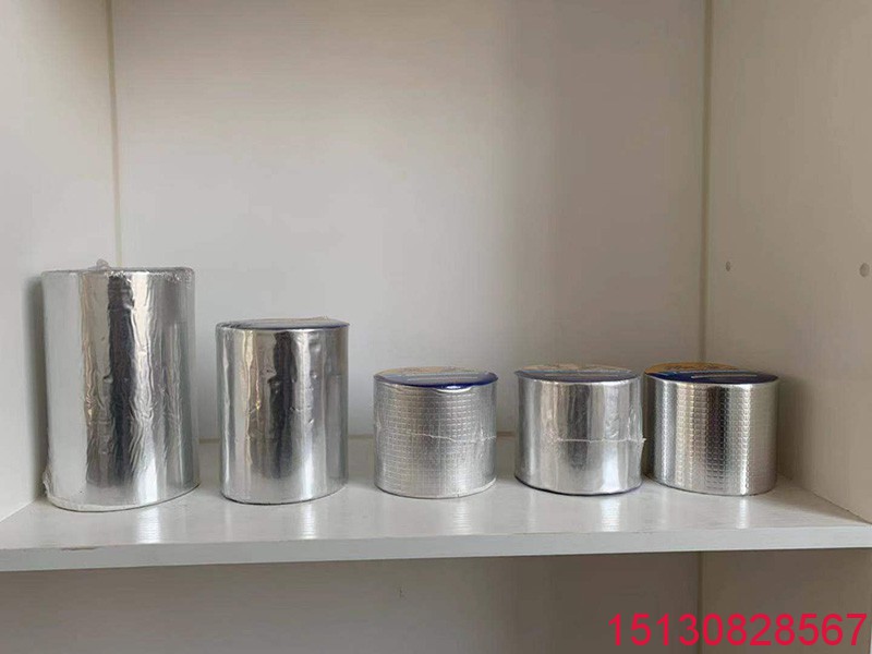 單面復(fù)合鋁箔丁基膠帶 彩鋼房、混凝土屋面裂縫防水丁基膠帶3
