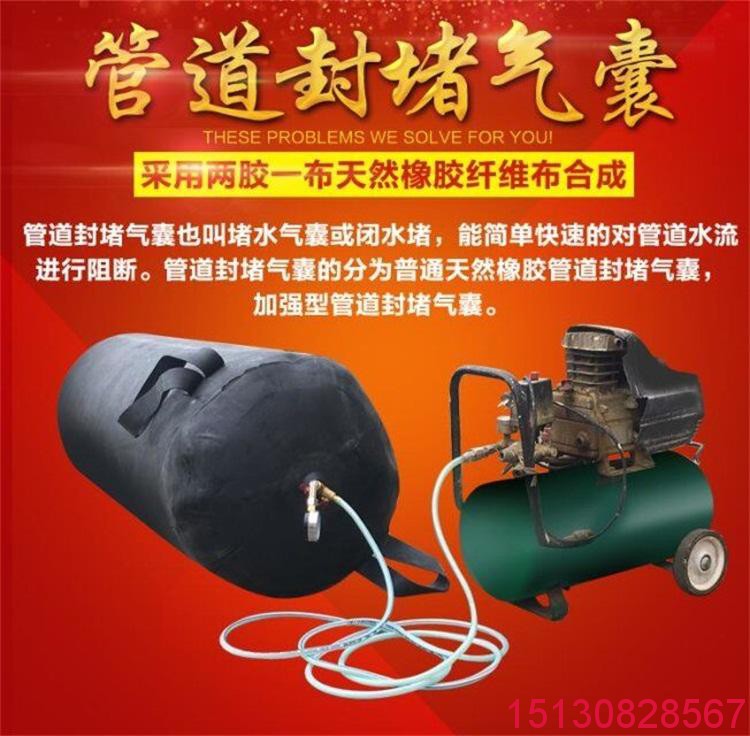 市政管道閉水試驗(yàn)堵水閉水封堵氣囊